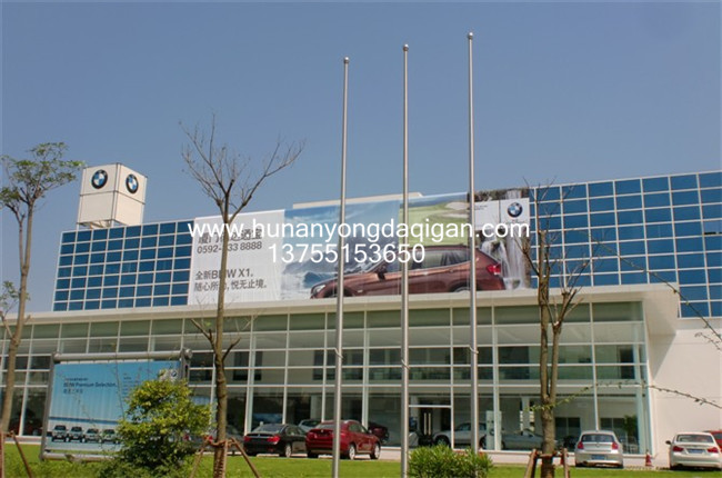 廈門信達(dá)通寶馬4S店12米上口徑80mm，下口徑176mm 304mm 3.0mm